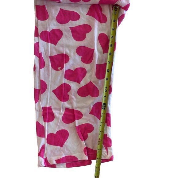 Roll Outta Bed Pink Heart Pajama Bottoms Juniors Size XL - Picture 7 of 13